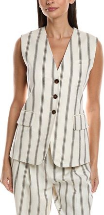 A.L.C. A. L.C. Noa Linen-Blend Vest
