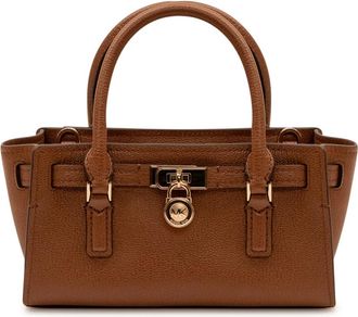 Michael Kors Hamilton Moderne Extra-Small Leren Crossbody Tas - Dames - Handtassen - Bruin - ONE Size - Leer - Tassen