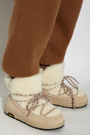 UGG Snow Boots Classic Tread Fluffed, Womens, Cream