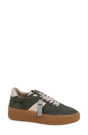 Shushop Stacey Platform Sneaker in Sage Suede at Nordstrom, Size 6.5