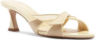 Alexandre Birman Tita Crisscross Slide Sandal in Creamy at Nordstrom, Size 10.5