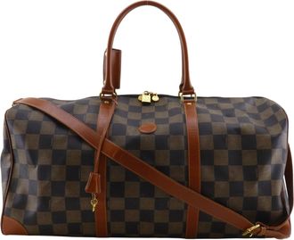 Fendi Brown Pvc Boston Bag (Pre-Owned)