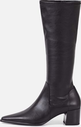 Vagabond Womens Shoemakers Giselle Leather Heeled Knee High Boots in Black - Size UK 3