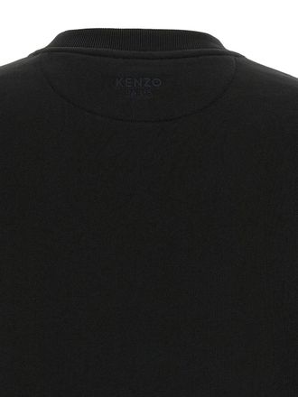 Kenzo Embroidered Logo Cotton Sweatshirt - Black