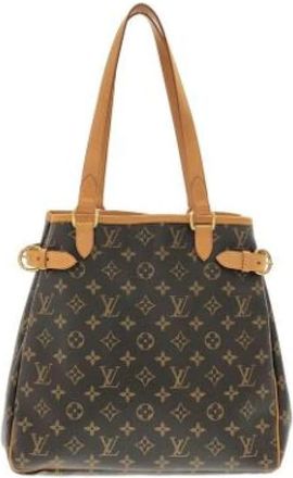 Louis Vuitton Pre-owned Canvas Shoulder Bag - Dames - Vintage Shopper - Bruin - ONE Size - Vintage