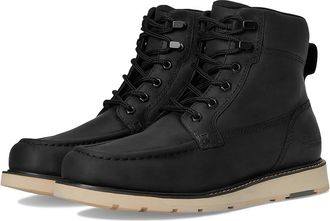 Dunham Brisco Mens Boots Black Leather : 10.5 D (M), EVA/Lace/Leather