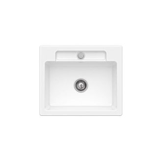 Villeroy & Boch Villeroy&boch - Fregadero De 1 Cubeta Villeroy Et Boch Siluet 60 S Snow White Ceramicplus