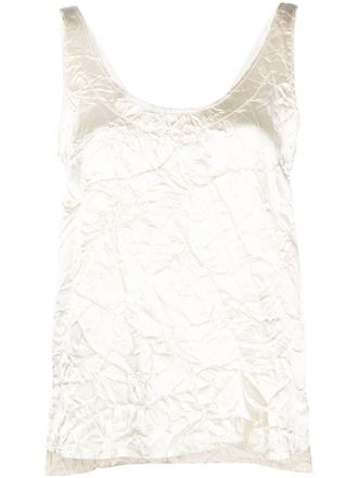 Lanvin Top met V-rug - Wit
