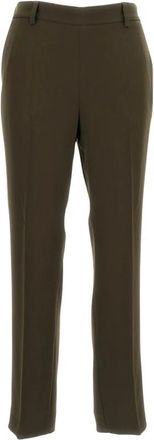 Alberto Biani Slim-fit Broeken - Dames - Slim Fit Broeken - Groen - S - Polyester - Broeken