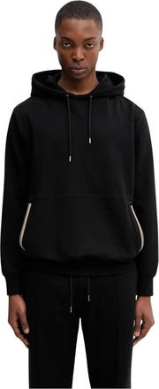 Paul Smith Tape Detail Hoodie - Heren - Hoodies - Zwart - M - Katoen - Hoodies & sweatvesten