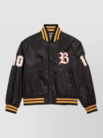 Balenciaga varsity bomber jacket twill relaxed fit