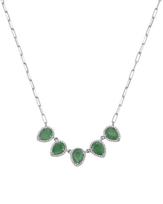 Forever Creations Forever Creations 14K 0.63 Ct. Tw. Diamond Bar Necklace
