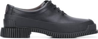 Camper Womens Pix Leather Shoes In Black