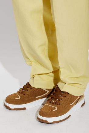 Versace Biggie Basket Sports Shoes, Mens, Brown