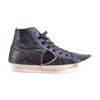 Philippe Model Sneakers, male, Blue, 1 UK, Grey Training Trainers