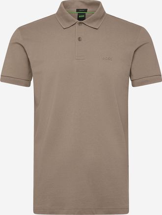 HUGO BOSS Mens Polo Shirt Cotton Beige T-shirts And Polos