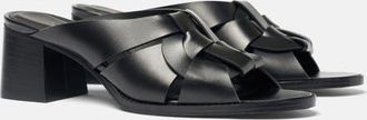 Scarosso Aida Sandals in Black - Calf at Nordstrom, Size 37.5