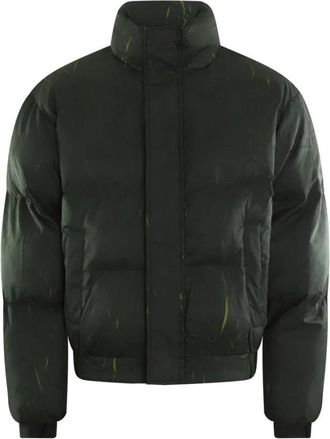 Daily Paper Clothing Zwarte Pufferjas voor Heren - Heren - Winterjassen - Groen - L - Jassen