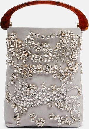 Dries Van Noten Micro embellished top-handle bag