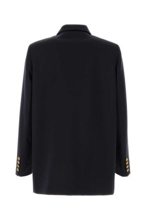 Valentino Garavani Mens Collection Blazer Navy Virgin Wool Blazers