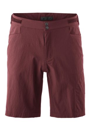 Gonso Fahrradhose GONSO Adventure Shorts M, Damen, Gr. XXL, Normalgr&ouml;ssen, rot (rotbraun), 90% Polyamid, 10% Elasthan, Hosen Fahrradhose, Strapazierf&auml;hig un