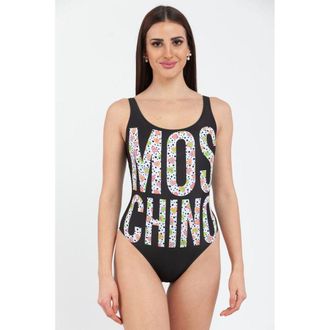 Moschino Black Polyester One-Piece Womens Swimsuit