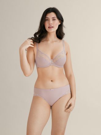 Felina B&uuml;gel-BH CONTURELLE Mille Fleurs, Damen, Gr. 100, Cup C, lila (lila lotion), Obermaterial: 74% Polyamid, 22% Polyester, 4% Elasthan, gestreift, BHs B&uuml;