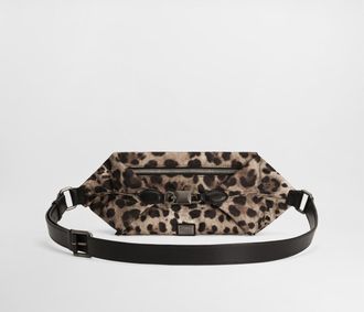 Dolce & Gabbana Leopard-print Nylon Bag - Man Animal Print Onesize