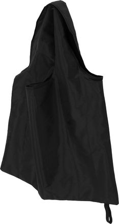 Aboofan Foldable Large Waterproof Grocery Shopping Bag Reusable Polyester Tote Portable Fold-Up Shopping Bag for Daily Groceries and Travel in Black