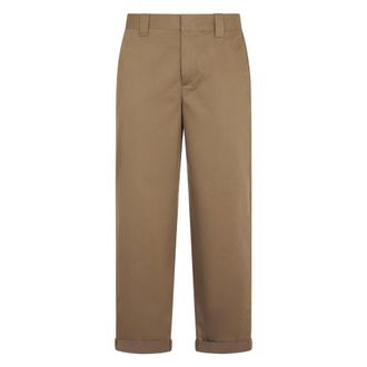 Golden Goose Broeken, Heren, Bruin, L, Katoen, Chino Skate Broek