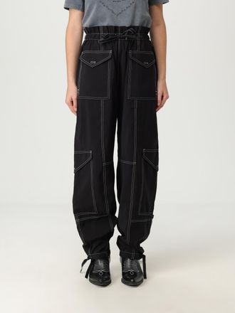 Ganni Pantalone Ganni in misto viscosa