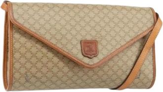 Celine Pre-owned Cross Body Bags, female, Beige, Size: ONE SIZE Pre-owned Vintage Canvas Crossbody Bag