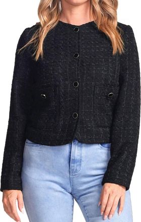 Pink Martini Betty Jacket In Black
