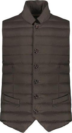Moorer Sidney Gilet met vulling - Heren - Bodywarmers - Bruin - M - Jassen