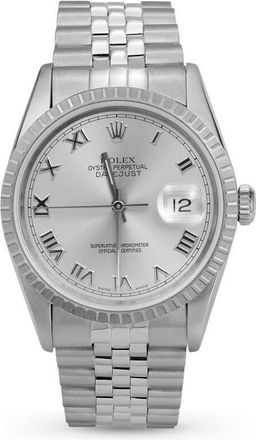 Rolex Pre-owned Rolex Datejust Automatic Silver Dial Unisex Watch 16220 SRJ