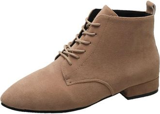 Generic 2026 Plus Size Women Womens Autumn and Winter British Ankle Boots Wellies Easy On Knee-High Suede Cold Weather Country Walk Snow Insulated Fleece Line