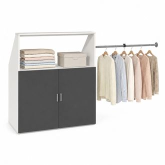 VCM Armario De Madera Con Techos Inclinados, Dacho M 90x100x52 - Vcm