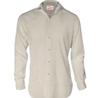 Saint Barth Casual Shirts, male, Beige, Size: XL Pamplona Shirt