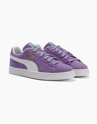 Puma Womens Puma Suede Classic Womens Lavender Trainers - Purple - Size: 5