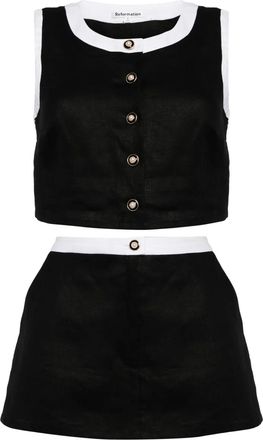 Reformation Completo Roxy due pezzi - Nero
