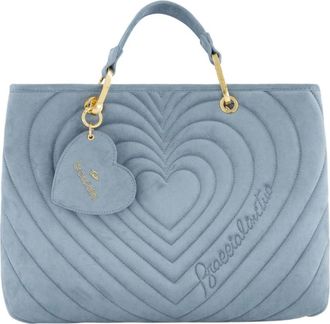 Braccialini Grote Handtas met Su&egrave;de-effect - Dames - Handtassen - Blauw - ONE Size - Su&egrave;de - Tassen