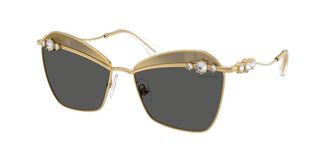 Swarovski SK7040 4004/L Womens Sunglasses Gold Size 57