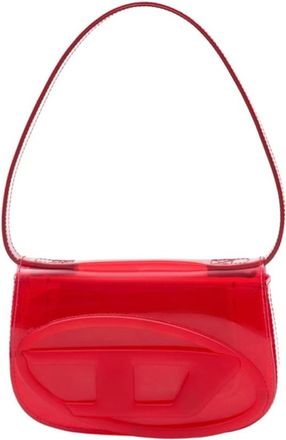 Diesel Shoulder Bags, female, Red, Size: ONE SIZE 1DR Shoulder Bag