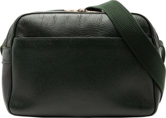 Louis Vuitton Pre-owned Womens Taiga Reporter Pm - Dark Green Leather - One Size