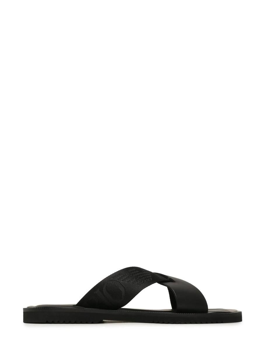 Men XVPS11XR273 ARMANI EMPORIO サンダル Black K485 Sandals