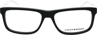 Lucky Brand VLBD419 Rectangular Acetate Eyeglasses - Black