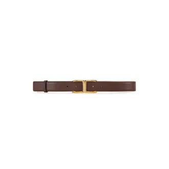 Elisabetta Franchi Belts, female, Brown, Size: XL Leather Belt