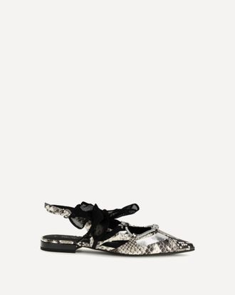 Pinko Python-print Gianira Ballerinas Female 40