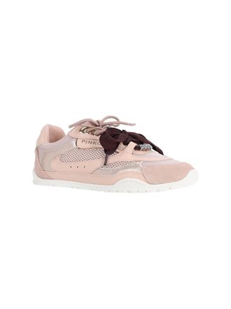 Pinko Womens Sneakers Pink Upper: Cow Leather