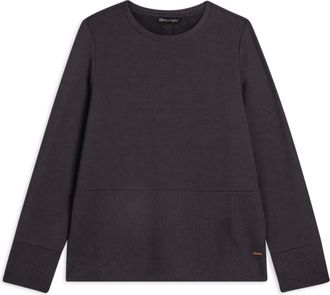 Freddy Felpa donna con grafica in strass e inserti a micro-trecce